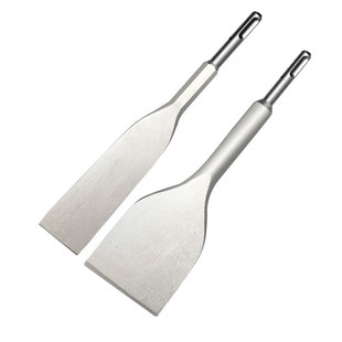 圆柄冲击钻尖凿加宽扁凿混凝土砖墙开槽铲墙皮两坑两槽圆柄扁凿子