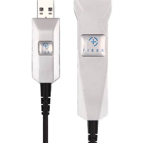 fibbr菲伯尔光纤usb3.0延长线公对母Kinect体感 摄像头会议连接线电脑连接鼠标键盘u盘供电接口鼠滑转接线