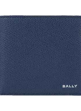 Bally字母logo钱包钱夹男女
