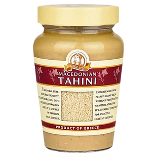 Tahini希腊进口马其顿芝麻酱300g地中海生芝麻酱鹰嘴豆泥配料