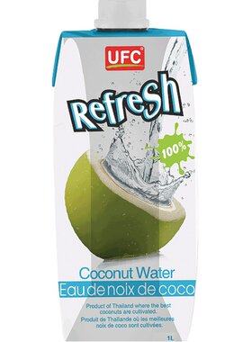ufc泰国进口健身1l*2瓶纯椰子水