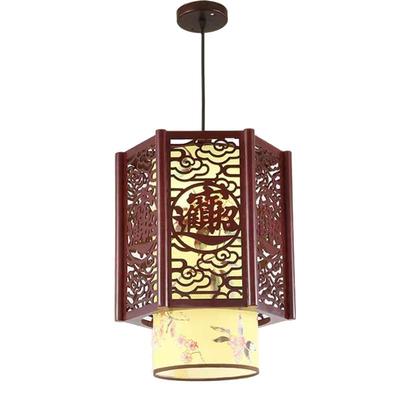 木艺仿古餐厅中式乐坊灯灯仿羊皮