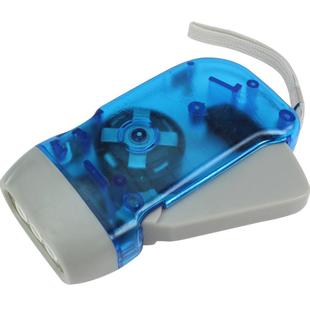 手压充电自发电手电筒 户外迷你便携自充电三灯手捏强光小手电筒