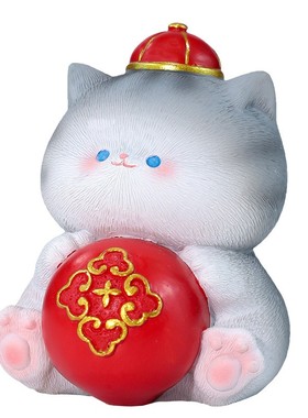 御猫国潮盲盒手办桌面树脂