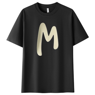 【奥莱专柜】300克重磅纯棉短袖T恤男夏季新款运动休闲上衣打底衫