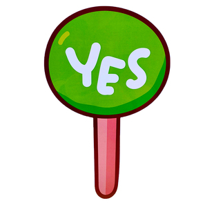 对错牌yes no牌子英语课堂教具裁判牌辩论赛道具评委打分牌公开课