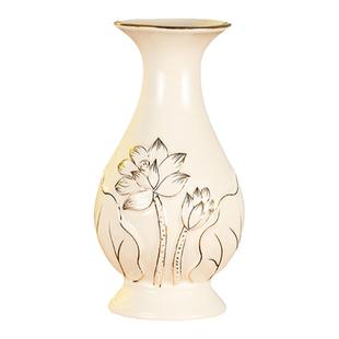 格宏陶瓷供佛花瓶圣水瓶家居摆件家用供奉插花贡瓶精品观音净水瓶