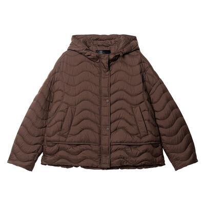 OTT轻暖零压排骨连帽羽绒服