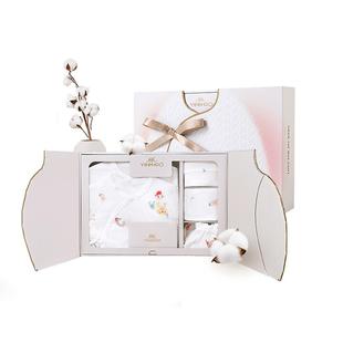 英氏婴儿礼盒高档新生儿衣服宝宝出生礼物初生套装送礼满月6件套