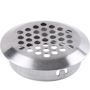 不锈钢透气孔橱柜通风孔透气网装饰盖鞋柜排气燃气散热孔柜门孔盖