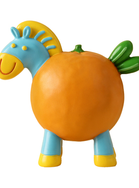 马年创意吉祥物马到橙功摆件