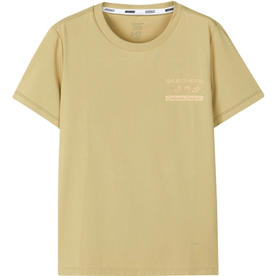 SKECHERS斯凯奇儿童针织短袖T恤衫T恤P224K020-039M