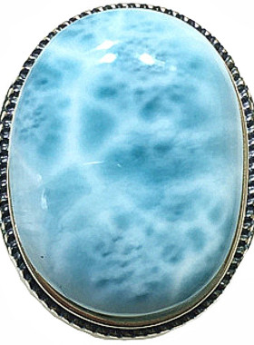 捡漏拉利玛冰种镶嵌复古款风女戒