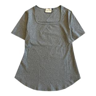 方程式小蛮腰 大码女装胖mm新款2024年夏装宽松遮肉短袖半袖T恤