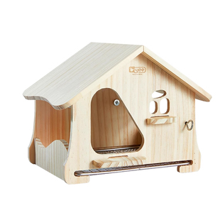 yee鹦鹉鸟窝木屋四季通用抽拉不锈钢底网虎皮牡丹小太阳玩耍躲避