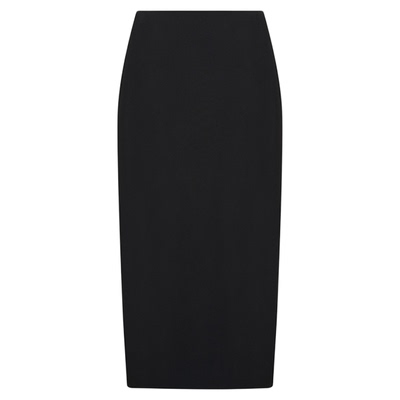 DVF曜石黑色直筒铅笔裙