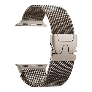 【钛金伞扣表带】Newyu适用苹果手表表带Ultra3/2表带降落伞卡扣米兰尼斯iwatch11钛金属表带S10高级腕带男女