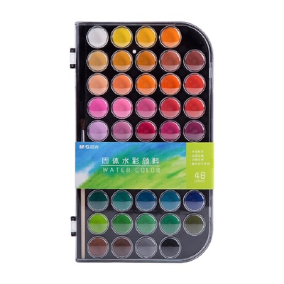晨光固体颜料水彩绘画套装