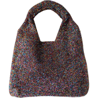 BlingBling闪亮针织手挽包