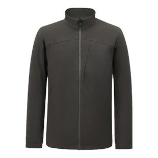 德鲨冬季黑色棉衣男青年2025冬新款休闲短款立领棉服外套