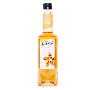 达芬奇果美香草风味糖浆 浓缩咖啡伴侣奶茶奶油雪顶原物料750ml