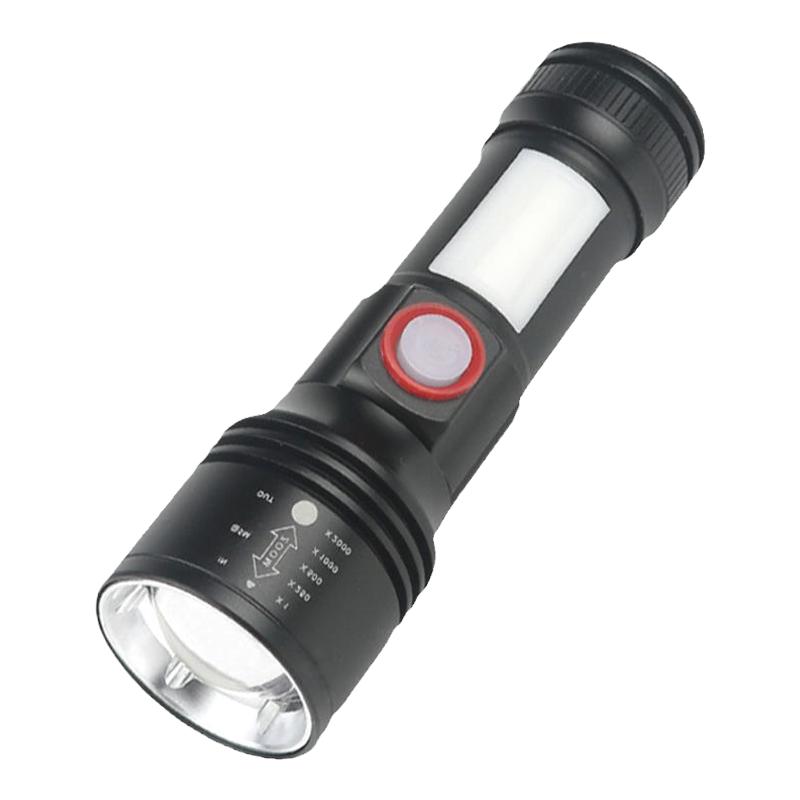 led超亮强光爆闪手电筒汽修家用工作灯强磁充电户外远射聚光便携