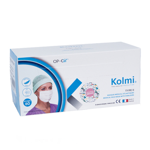Medicom麦迪康法国进口kolmi一次性口罩成人个性印花口罩秋冬