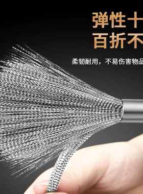 11304不锈钢锅刷家用钢丝洗清洁长柄锅锅厨房工具刷专用清洁锅刷