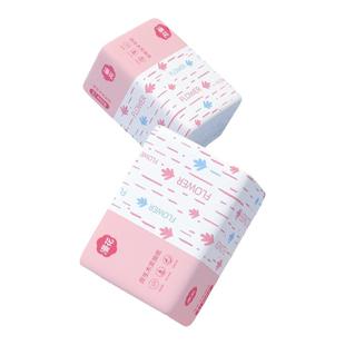 漫花抽纸卫生纸家用整箱400张加厚原生木浆餐巾纸纸抽面巾纸纸巾