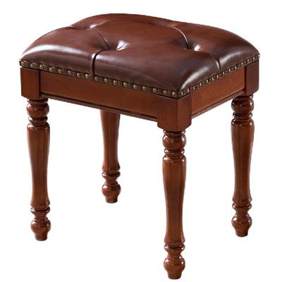 优柏睿实木梳妆凳现货立发