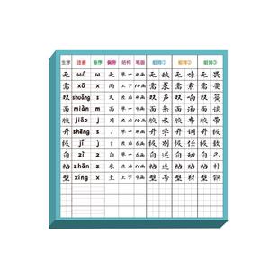 生字预习卡语文自粘型三年级生字卡四年级下册小学一年级二年级预习贴便利贴预习纸课前预习单五六年级上半册