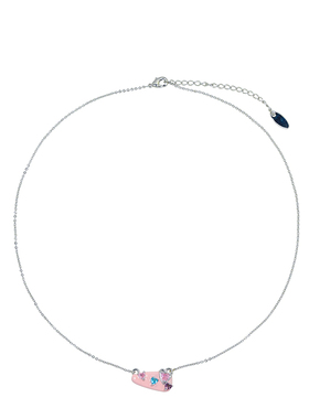 AWE蔡文静同款镶钻发卡项链小众