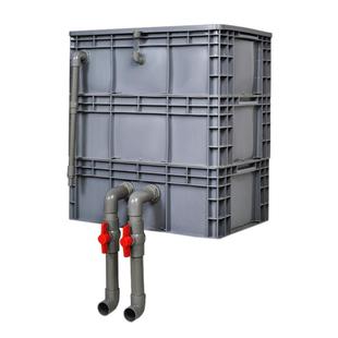 鱼缸周转箱过滤箱鱼池滴流盒上过滤盒净水循环系统养龟过滤器外置