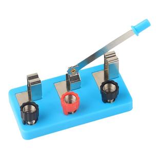 物理电路实验器材单刀开关小灯座电池盒学生用导线科学实验电路点亮小灯泡实验器材