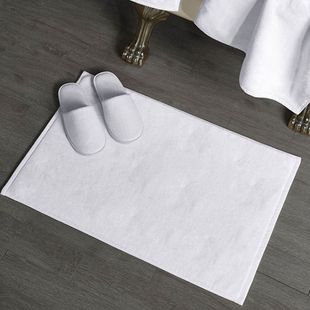 卫生间浴室毛巾地垫50 加厚加大踩脚吸水不掉毛纯棉酒店地巾