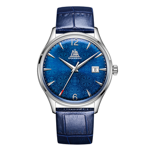 上海手表自动机械表国产男女手表繁花联名腕表防水日历手表致敬