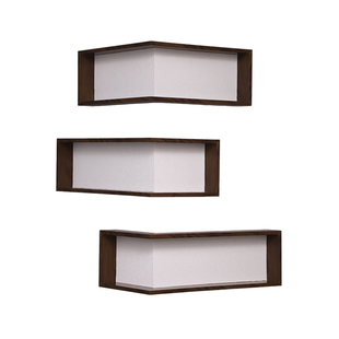 转角盲盒手办萌粒展示架创意高级拐角收纳展示盒壁挂墙上置物架子