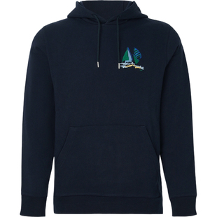 【季末折扣】NORSE PROJECTS 男士刺绣棉质平纹布帽衫