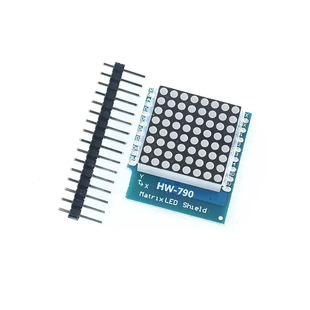 D1 mini 8x8红色矩阵LED点阵模块 TM1640数码管驱动器芯片