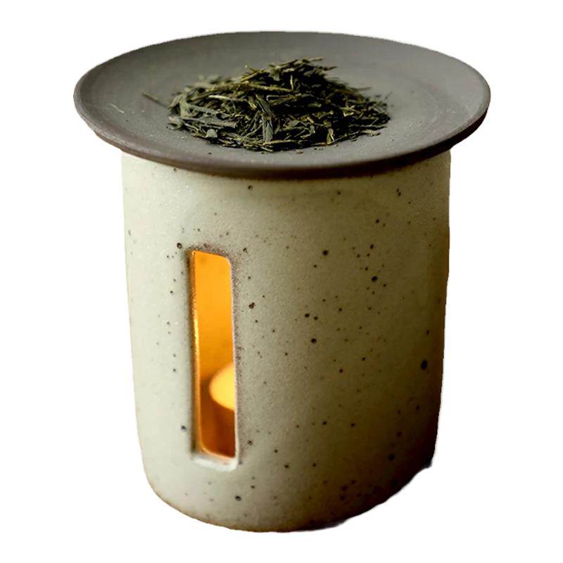 日本手工陶瓷saliu茶香炉烤茶炉