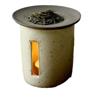 日本进口saliu陶瓷茶香炉蜡烛香薰炉精油茶叶沉香炉茶道摆件禅意