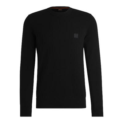 【经典款】【含羊绒】BOSS博斯 男士棉羊绒混纺常规版型合身毛衣