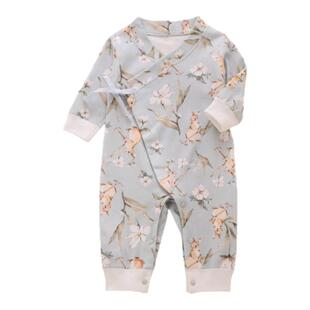 新生婴儿幼儿a类衣服纯棉0到3个月6初生宝宝连体衣刚出生和尚睡衣