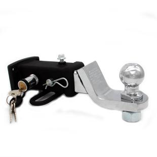 欣川汽车改装后方拖车臂钩配件车尾连接器方口流氓钩拖挂房车游艇