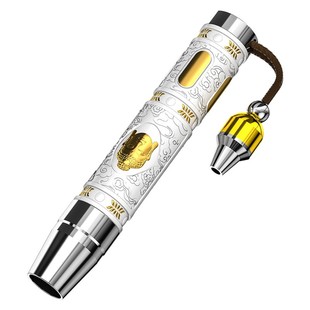 神鱼照玉石三光源强光手电筒烟酒专用鉴定珠宝看翡翠365nm紫光灯