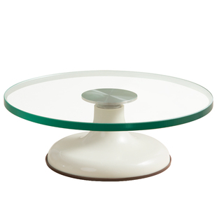 蛋糕转盘钢化玻璃裱花转台奶油旋转抹面裱花台家用商用烘焙工具