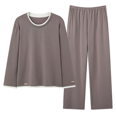 【芬腾】加大码复合薄绒睡衣保暖