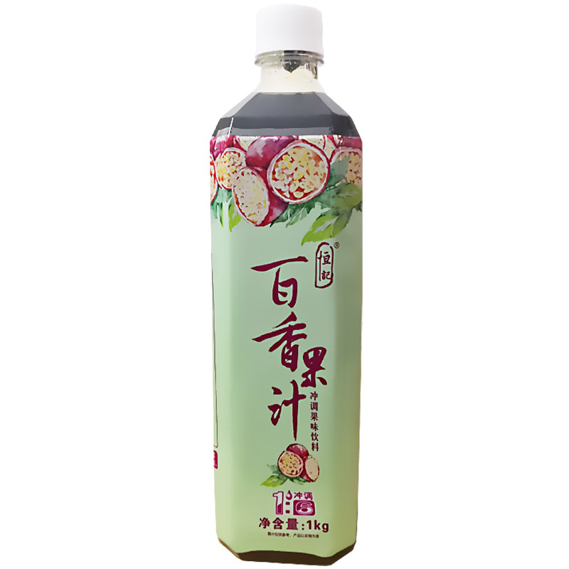 恒记百香果汁6倍冲调浓缩汁