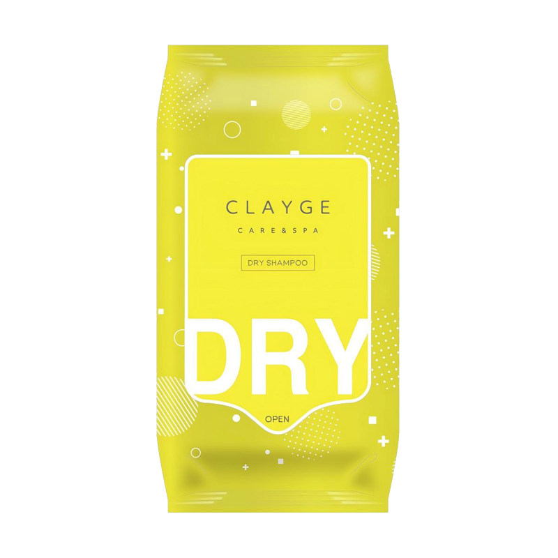 日本CLAYGE干式洗发湿巾头发擦汗湿巾免洗清洁神器清爽蓬松急救