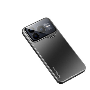 适用于荣耀power2手机壳honorpower2新款保护壳5g版隐形支架铝合金全包防摔自带镜头膜后外男女简约商务